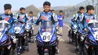 PT. Yamaha Indonesia Motor Manufacturing (YIMM) kembali menggelar seri perdana bLU cRU Yamaha Sunday Race 2024, di sirkuit internasional Mandalika, Lombok, 19-21 Juli 2024. (dok. Yamaha Indonesia)