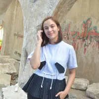 Film Ayat Ayat Cinta 2 mulai di produksi. Beberapa pemain lama dan baru menyambut antusias film produksi MD Pictures itu. Salah satu pemain baru yang terlibat adalah Chelsea Islan. Berjuang keras menghidupkan karakter Keira. (Adrian Putra/Bintang.com)