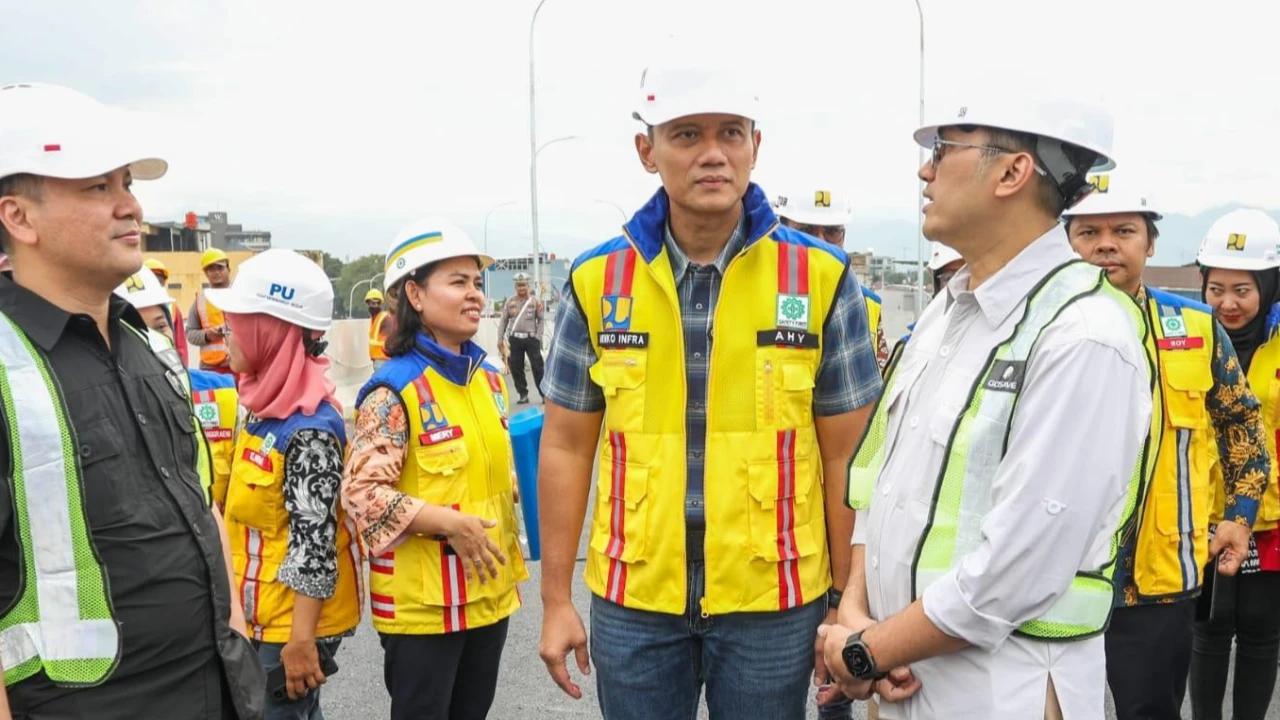 FOTO: AHY Tinjau Program Strategis Pembangunan di Yogyakarta