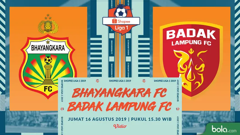 Bhayangkara FC Vs Badak Lampung FC