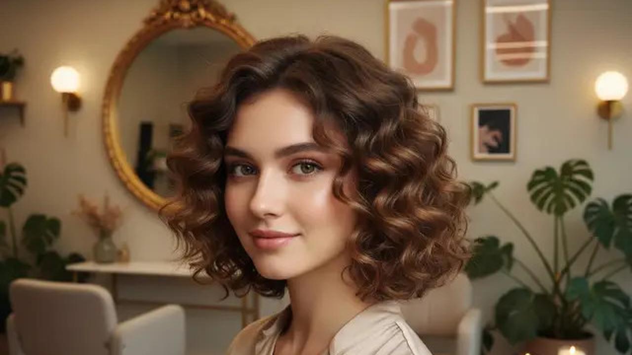 11 Gaya Rambut Keriting Medium Layer Tren Terbaru 2025, Tampil Fresh dan Rapi