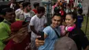 Mojong Bandung itu berposisi sebagai quicker itu memang dikenal sebagai pevoli yang sudah memiliki fanbase sendiri. (Bola.com/Vitalis Yogi Trisna)