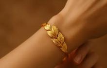 9 Ide Model Gelang Emas 2 Gram Motif Daun, Perhiasan Elegan dan Cantik untuk Gaya 2025