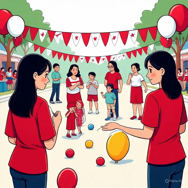 Lomba 17 Agustus untuk Ibu-Ibu