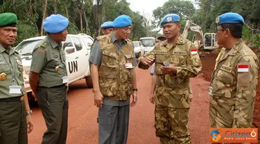 Citizen6, Kongo: Kunjungan Wamenhan RI bersama rombongan dalam rangka melihat secara langsung kiprah para Prajurit Garuda XX-I/Monusco melaksanakan tugas di lapangan. (Pengirim: Badarudin Bakri)