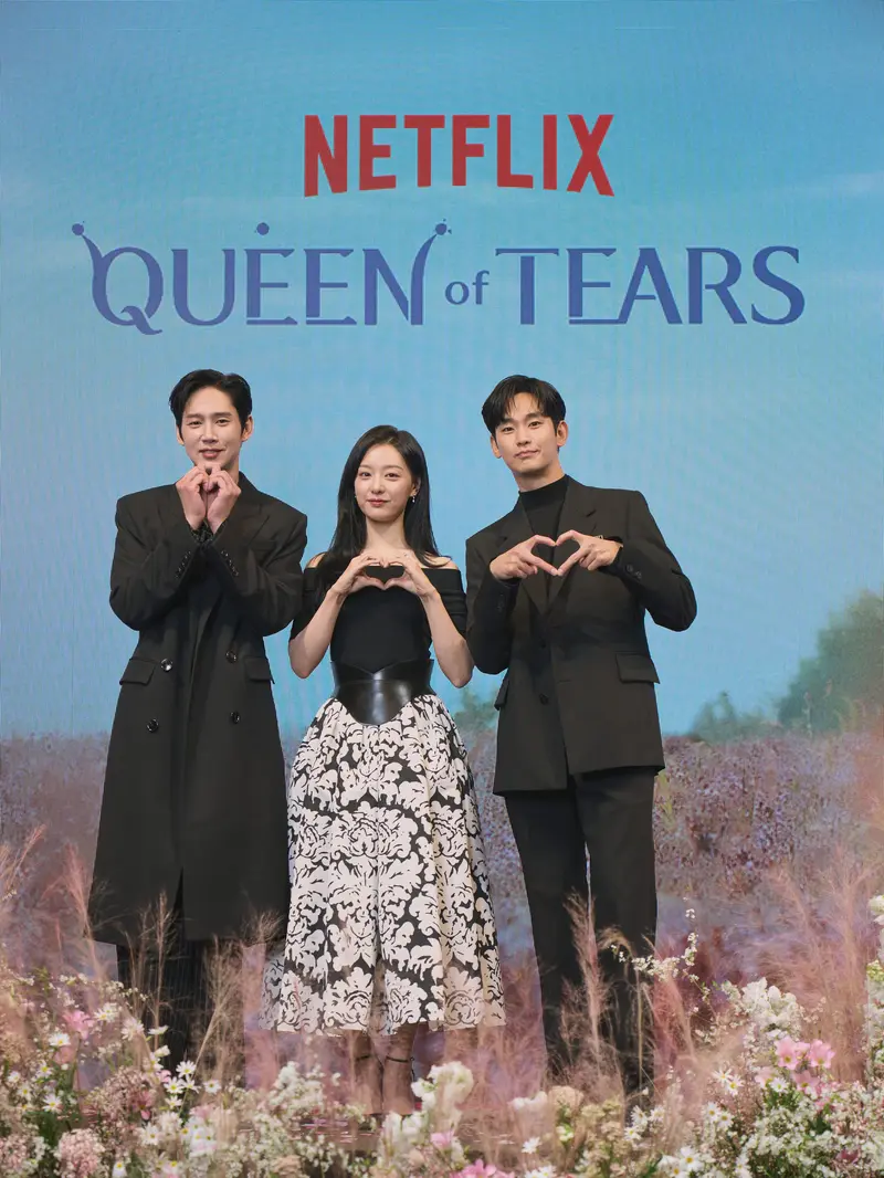 Kim Ji Won, Kim Soo Hyun, dan Park Sung Hoon Berbagi Adegan Favorit di Queen of Tears [Foto: Netflix]