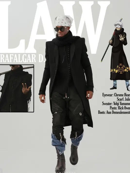 Keberanian memadukan outfit membuat hasilnya begitu stunning.  [Foto: Instagram/ wisdm]