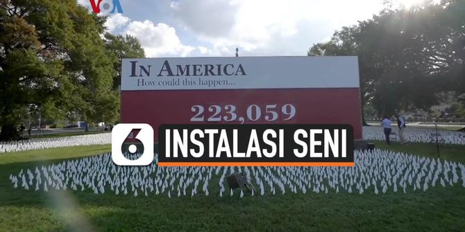 VIDEO: Instalasi Seni Untuk Penghormatan Korban Pandemi Covid-19