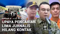 Upaya Pencarian Lima Jurnalis Hilang di Selat Sunda