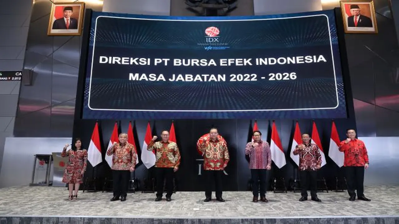 Direksi BEI periode 2022-2026 (Foto: BEI)