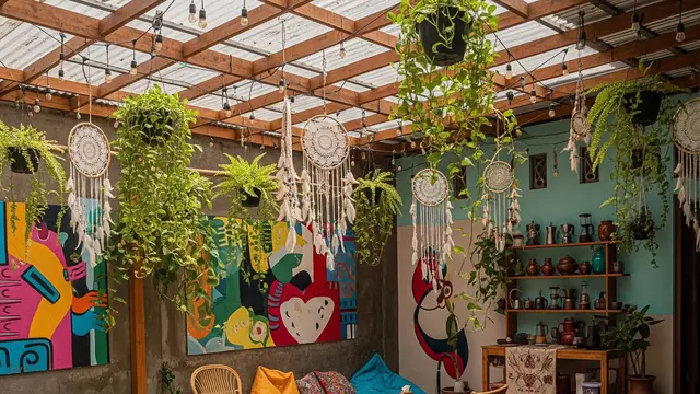 Desain Halaman Belakang Rumah Jadi Tempat Ngopi ala Cafe