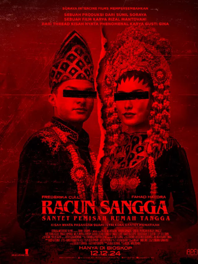 Poster film Racun Sangga: Santet Pemisah Rumah Tangga. (Foto: Dok. Instagram @sorayaintercinefilms)