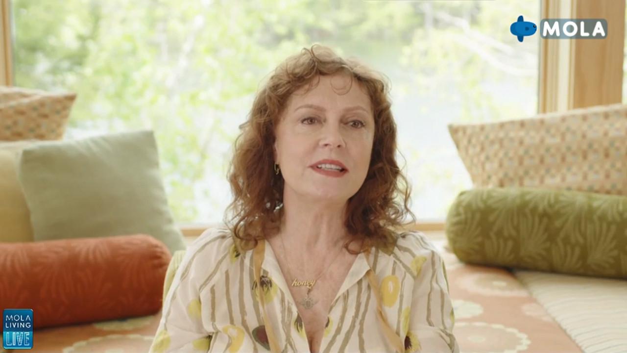 Susan Sarandon di Mola Living Live.