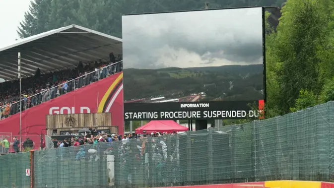 Apa yang Terjadi Jika Grand Prix F1 Dibatalkan karena Cuaca? Ini Aturan Resminya