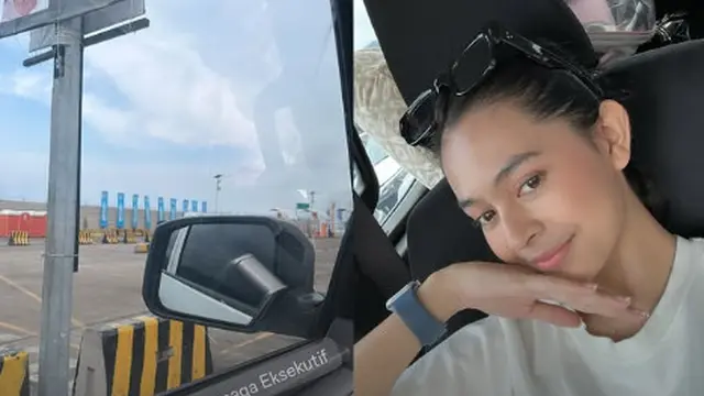 6 Potret Dinda Mahira Mudik Lebaran ke Palembang, Nikmati Perjalanan Pulkam Lewat Darat