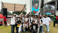 Relawan Program Gotong-Royong untuk Ekonomi Sejahtera dan Inklusif (Progresif) turut hadir memadati kota Solo dan Semarang, pada hari terakhir kampanye Hajatan Rakyat oleh Pasangan Ganjar-Mahfud, Sabtu (10/2/2024). (Dok. Istimewa)