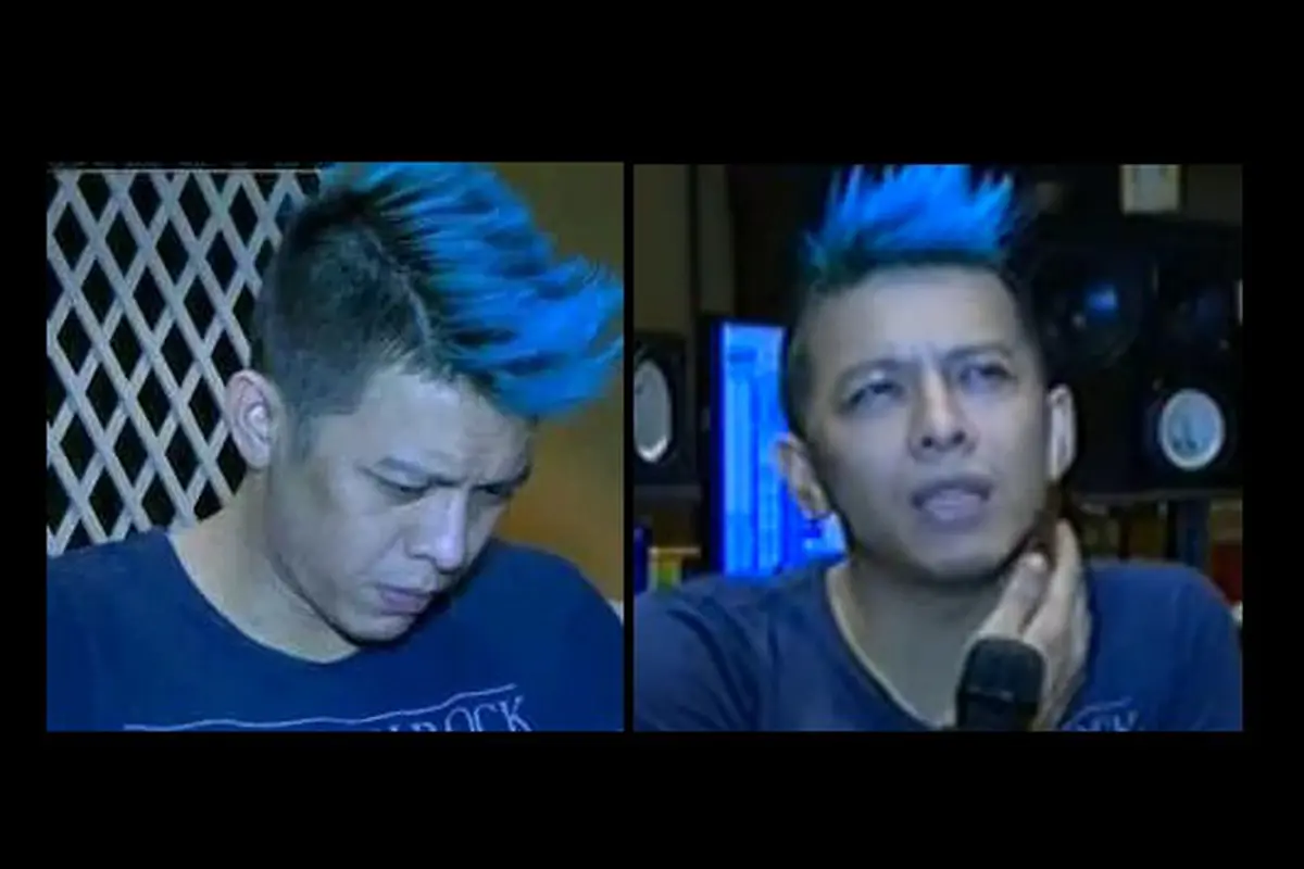 Usai Berambut Perak, Ariel Noah Kini 'Ngepunk'