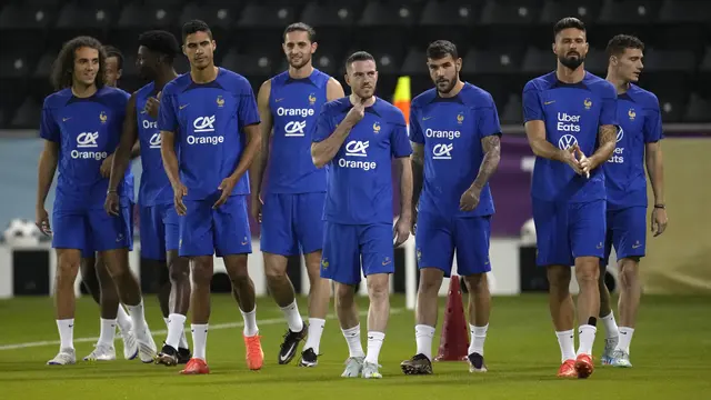 Persiapan Prancis Hadapi Denmark di Piala Dunia 2022