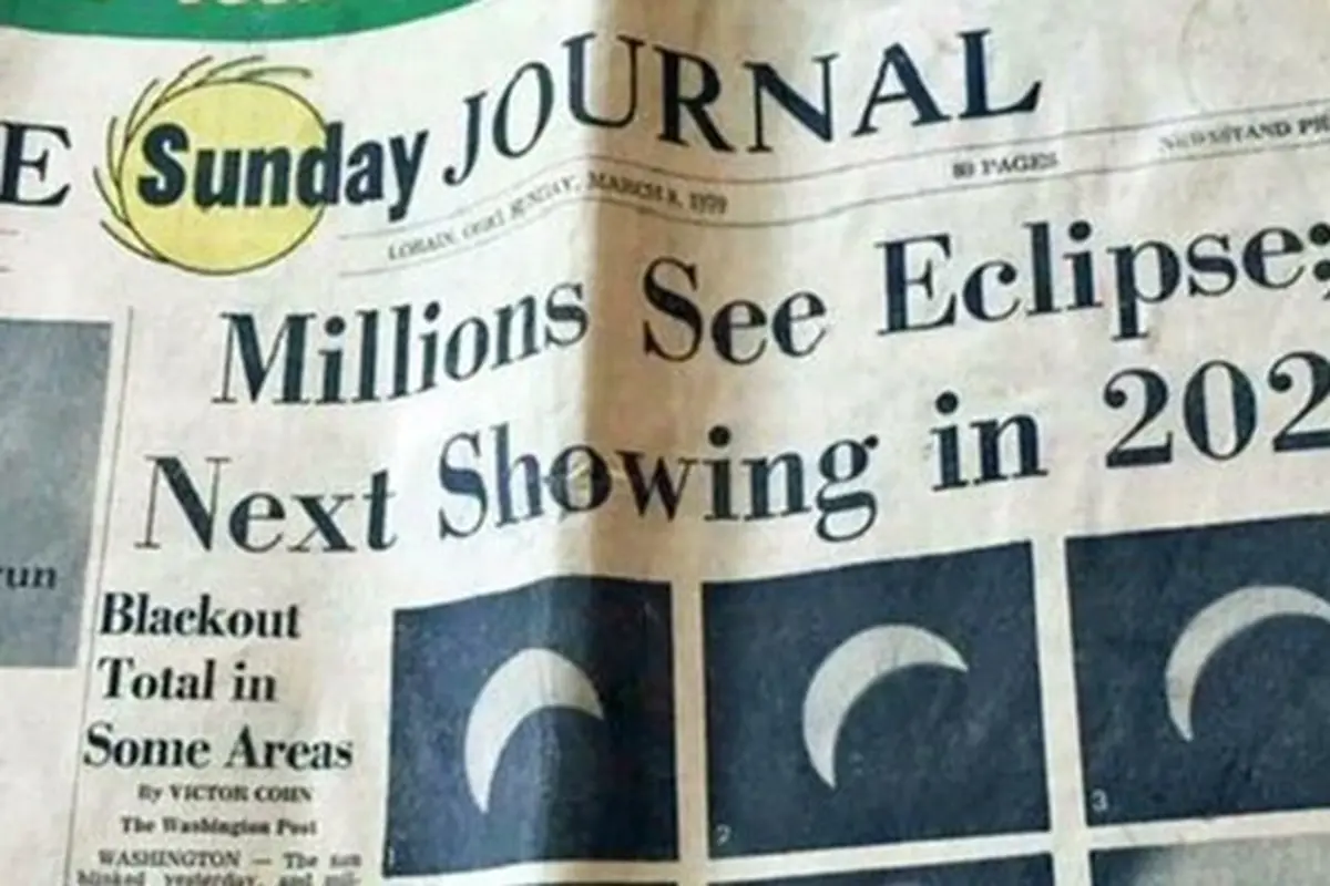 Viral, Koran Tahun 1970 Ini Telah Prediksikan Gerhana Matahari Pada April 2024