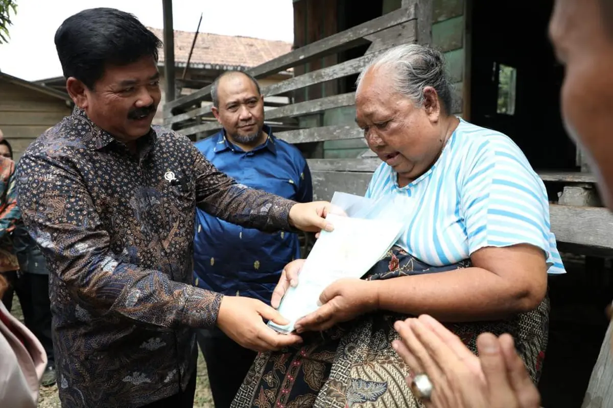 Menteri Agraria dan Tata Ruang/Kepala Badan Pertanahan Nasional (ATR/BPN), Hadi Tjahjanto mengunjungi Kabupaten Musi Rawas Utara, Provinsi Sumatra Selatan, pada Kamis (7/9/2023) (Istimewa)