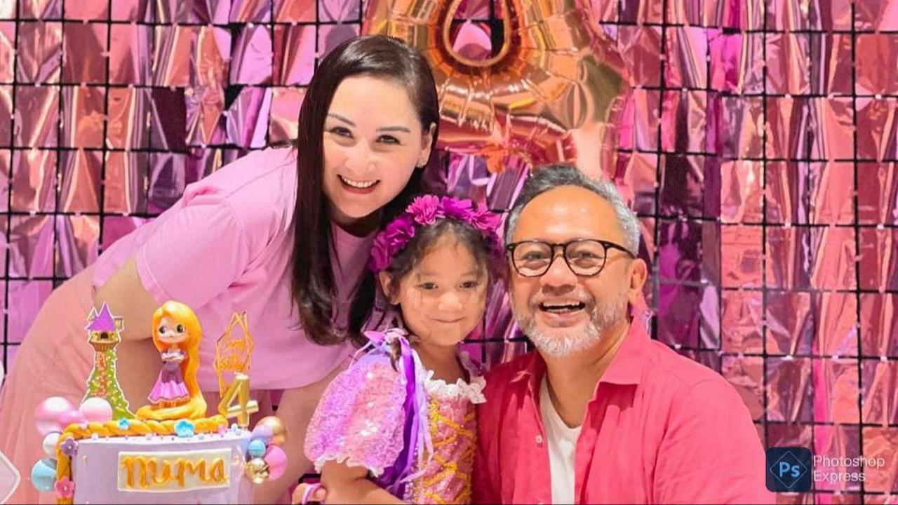 Makin Cantik dan Menggemaskan, Potret Numa Putri Mona Ratuliu Tampil Bak Rapunzel di Pesta Ultah Ke-4