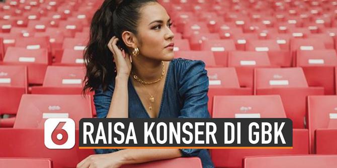 VIDEO: Persiapan Raisa, Solois Wanita Pertama Konser di GBK