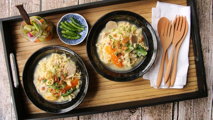 Resep Cara Membuat Mie  Instan  Kuah ala Warung  Kopi  