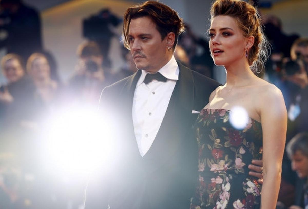 Kemesraan Johnny Depp dan Amber Hard hadiri Venice Film Festival