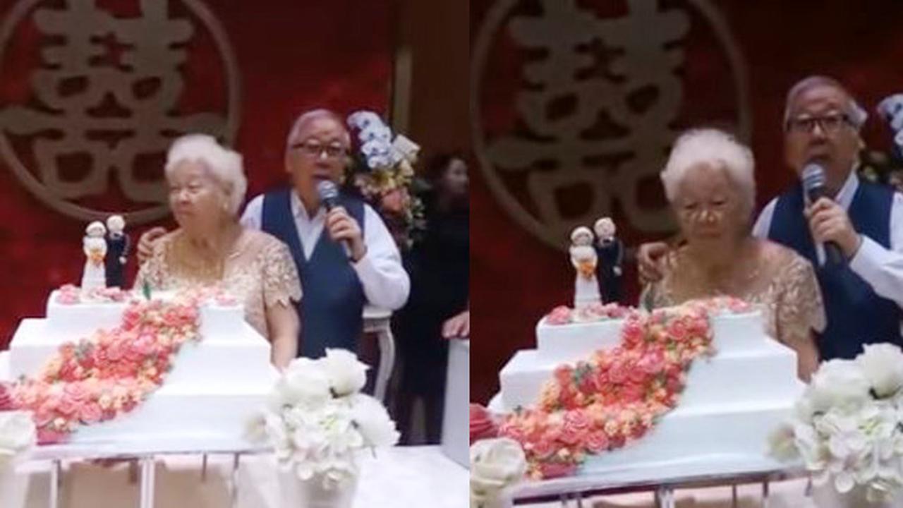 Jadi Gebetan Sejak Sekolah, 73 Tahun Kemudian Pasangan Lansia Ini Menikah