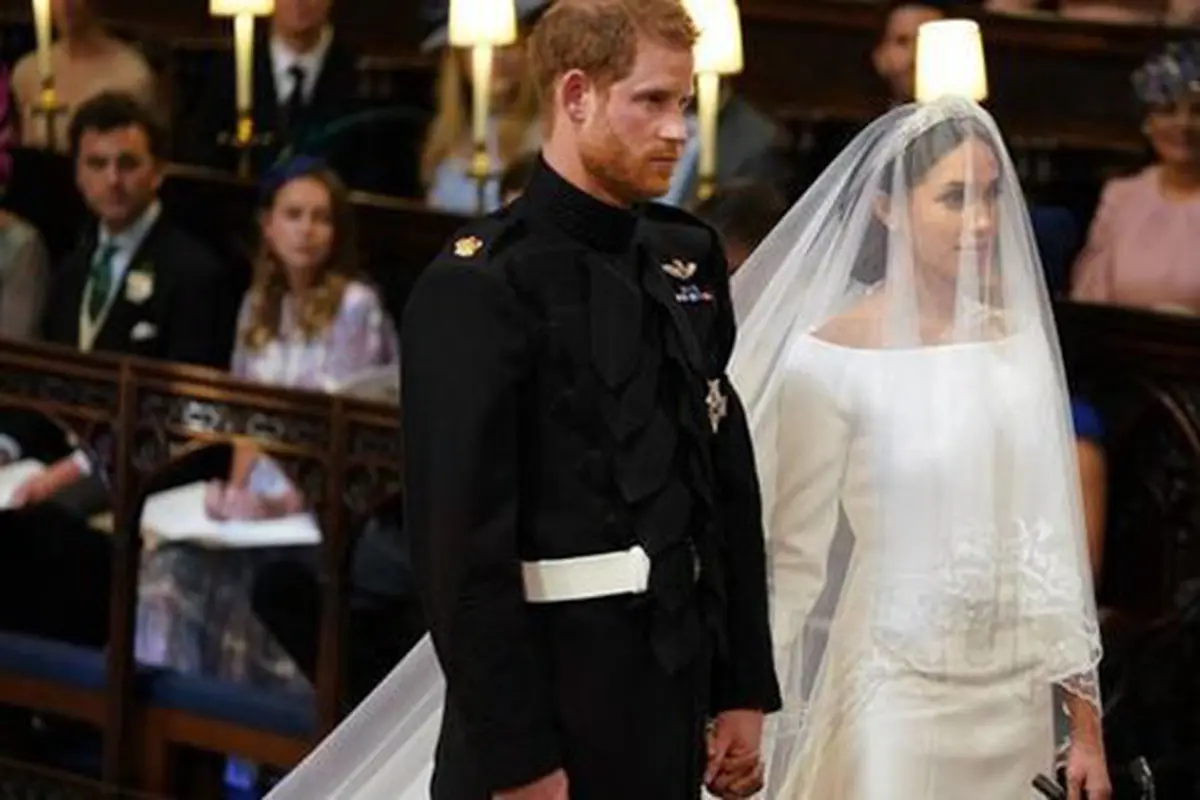 Pernikahan Meghan Markle dan Pangeran Harry. (Dominic Lipinski / POOL / AFP)