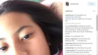 Inilah postingan pertama yang diunggah oleh Zanetta Kalila Azaria (13 tahun) ke Instagram setelah selamat dari pembunuhan sadis di Pulomas. (Foto: Instagam)