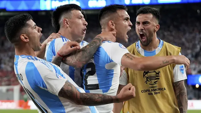 Foto: Jadi Supersub, Lautaro Martinez Pecah Kebuntuan Argentina atas Chili di Copa America