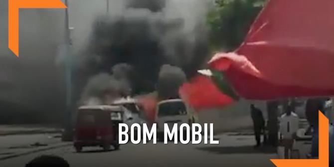VIDEO: Detik-Detik Bom Mobil Meledak di Mogadishu