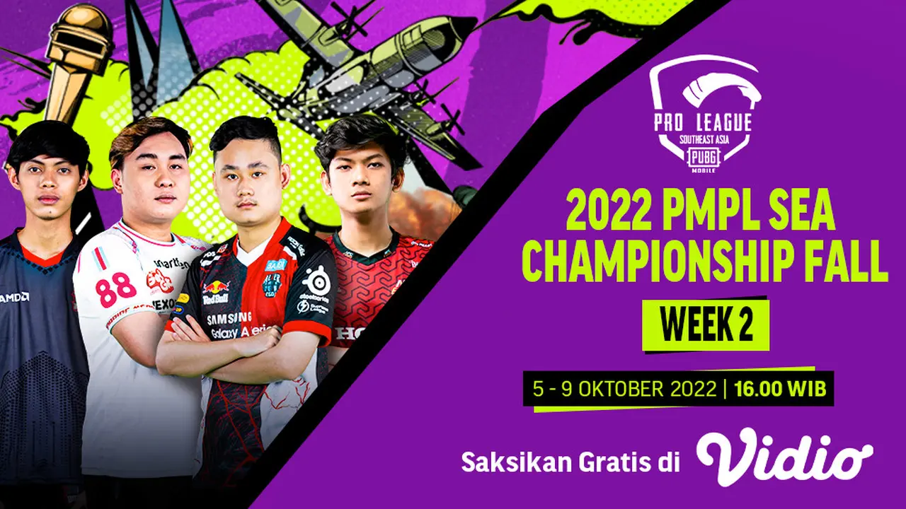 Saksikan Live Streaming PMPL SEA Fall 2022 di Vidio Pekan Ini, 5-9 Oktober 2022