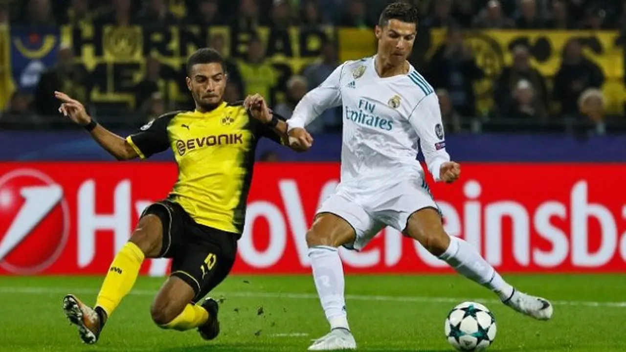 Bintang Real Madrid, Cristiano Ronaldo saat melawan Borussia Dortmund (Foto: Real Madrid)