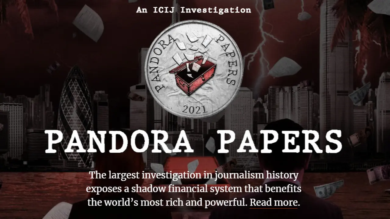 Ilustrasi Pandora Papers.
