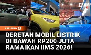 IIMS 2026 menghadirkan berbagai mobil listrik dengan harga di bawah Rp200 juta. Mulai dari BYD Atto 1, Changan Lumin, Seres E1, hingga VinFast VF3, masing-masing menawarkan kapasitas baterai dan jarak tempuh berbeda dengan harga yang kompetitif.