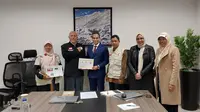 Bulan Sabit Merah Indonesia (BSMI) menggelar pertemuan dengan Pihak Kementerian Kesehatan Mesir di Kota Kairo. (Liputan6,com/Luqman Rimadi)