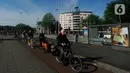 Bersepeda di Amsterdam bukan hanya kegiatan wisata, warganya juga aktif bersepeda ke tempat kerja dan sekolah setiap hari. (merdeka.com/Arie Basuki)