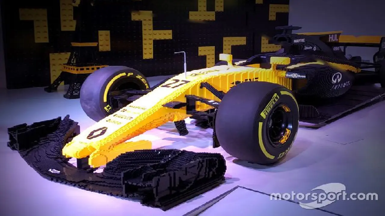 Mobil balap F1 dari lego (Foto:Motorsport.com)