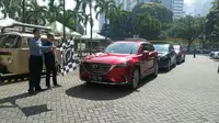 Pengujian Mazda CX-9 dimulai (Arief/Liputan6.com)