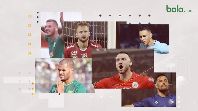 6 Pemain Asing Shopee Liga 1 2020