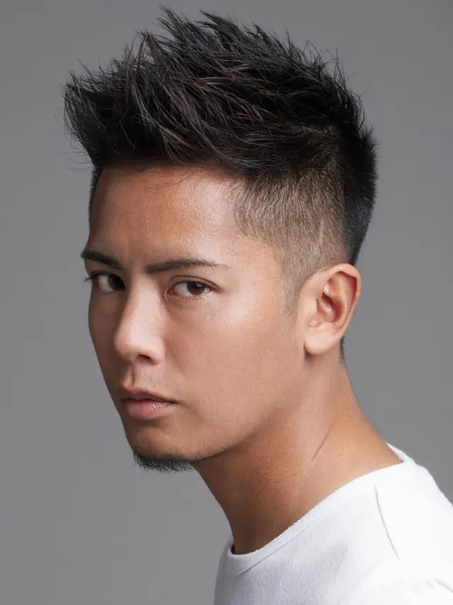 Spiky Taper Cut