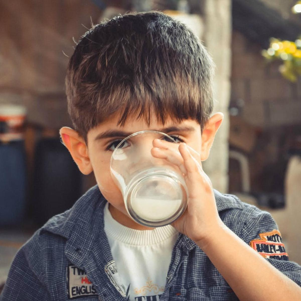 Ilustrasi Anak Minum Susu