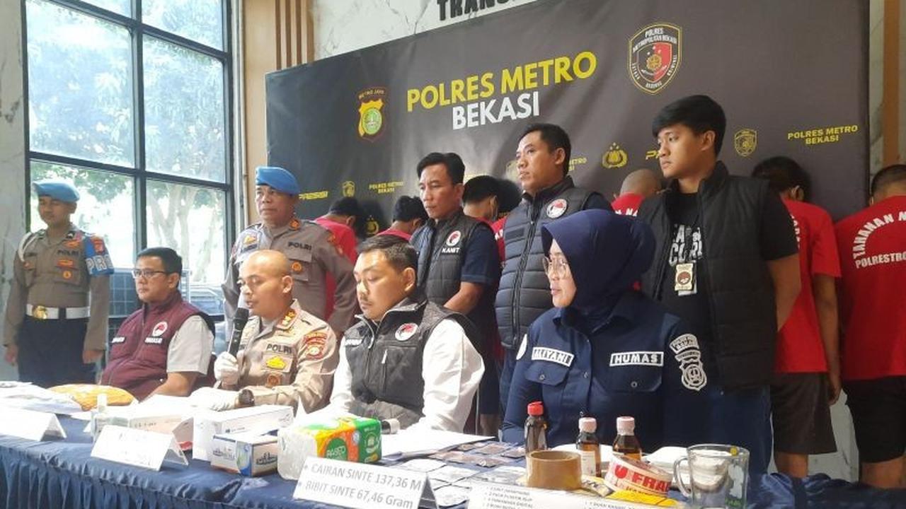 Nilai Fantastis! Polres Bekasi Ringkus Perantara Sabu Senilai Hampir Rp100 Juta di Cikarang