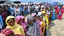 Selama enam pekan, mulai dari 19 April hingga 4 Juni 2024 mendatang, India menggelar pemilu. (Biju BORO/AFP)