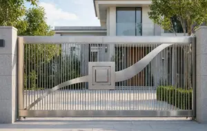6 Inspirasi Model Pagar Stainless Modern, Minimalis dan Elegan