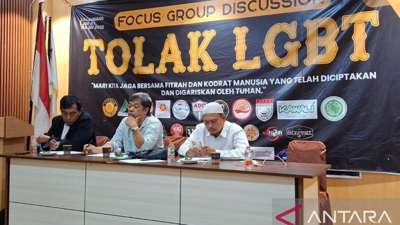 MUI Sumsel Desak Pemkot Palembang Terbitkan Perwali Tolak LGBT, Lindungi Generasi Muda