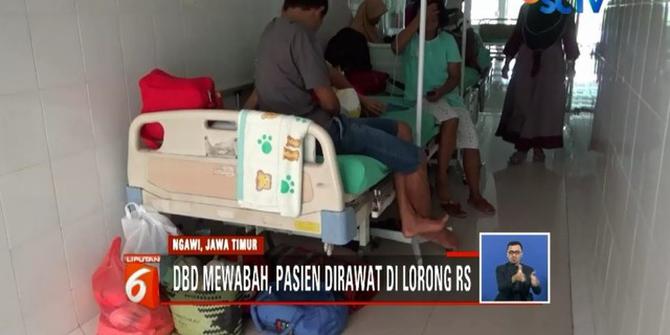 Pasien DBD Membeludak di Ngawi, Lorong RS Jadi Kamar