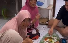 Keseruan Ncess Nabati di Kampung Halaman, Liwetan Pakai Jengkol dan Ikan Asin Bareng Keluarga
